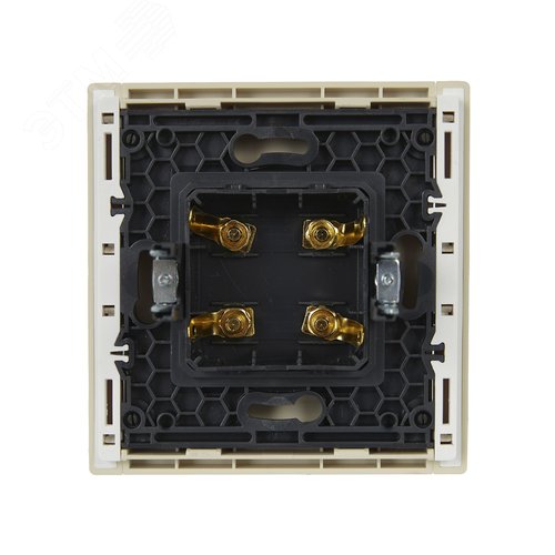FORTE&PIANO Аудиорозетка 4-местная FP439 ваниль IEK - фото 3