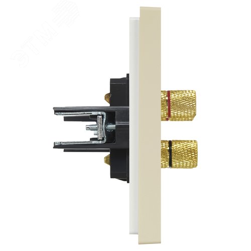 FORTE&PIANO Аудиорозетка 4-местная FP439 ваниль IEK - фото 4