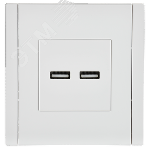FORTE&PIANO Розетка USB A+A 3,1А FP249 белый IEK - фото 2