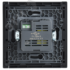 FORTE&PIANO Розетка USB A+A 3,1А FP349 серый IEK - фото 3