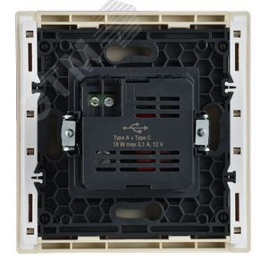 FORTE&PIANO Розетка USB A+C 18Вт FP451 ваниль IEK - фото 2
