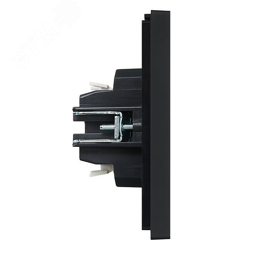 FORTE&PIANO Выключатель 1-клавишный 10А FP101 черный IEK - фото 4