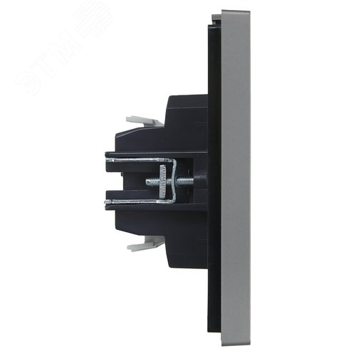 FORTE&PIANO Выключатель 1-клавишный 10А FP501 сталь IEK - фото 4