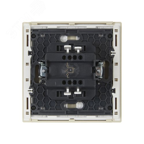 FORTE&PIANO Выключатель 1-клавишный с индикацией 10А FP402 ваниль IEK - фото 3