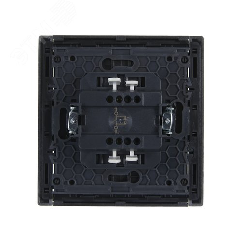 FORTE&PIANO Выключатель 1-клавишный с индикацией 10А FP502 сталь IEK - фото 3