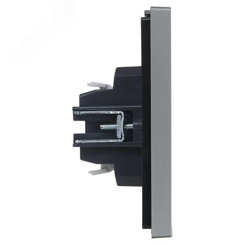 FORTE&PIANO Выключатель 1-клавишный с индикацией 10А FP502 сталь IEK - фото 4