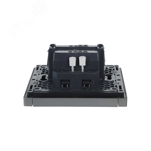 FORTE&PIANO Выключатель 1-клавишный с индикацией 10А FP502 сталь IEK - фото 5