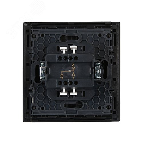 FORTE&PIANO Выключатель 1-клавишный проходной 10А FP103 черный IEK - фото 3