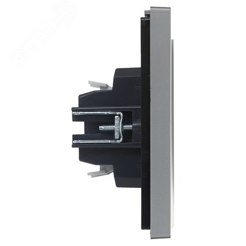 FORTE&PIANO Выключатель 1-клавишный проходной 10А FP503 сталь IEK - фото 4