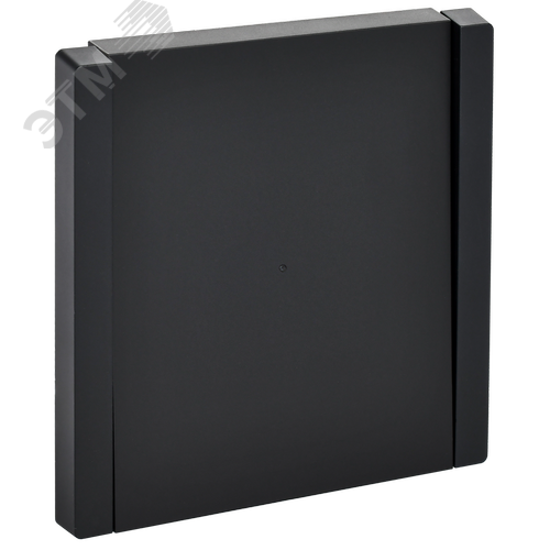 FORTE&PIANO Выключатель 1-клавишный проходной с индикацией 10А FP104 черный IEK - фото 1