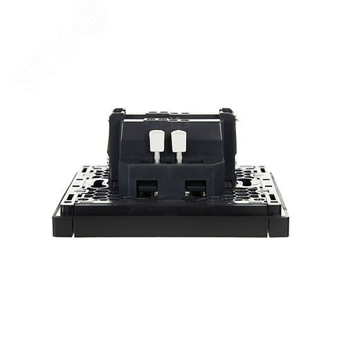 FORTE&PIANO Выключатель 1-клавишный проходной с индикацией 10А FP104 черный IEK - фото 5