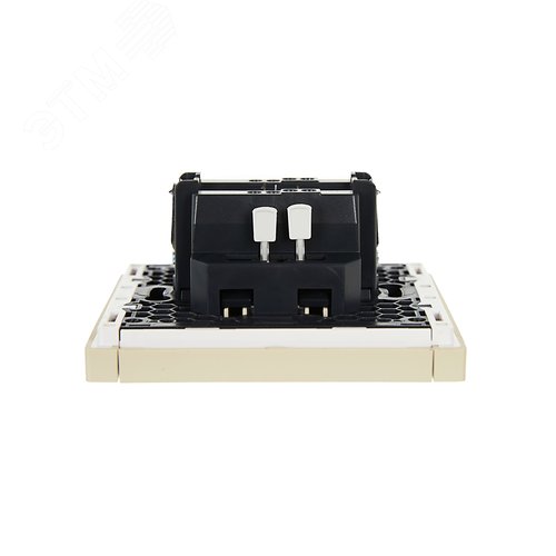 FORTE&PIANO Выключатель 1-клавишный проходной с индикацией 10А FP404 ваниль IEK - фото 5