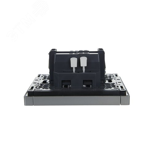 FORTE&PIANO Выключатель 1-клавишный проходной с индикацией 10А FP504 сталь IEK - фото 5