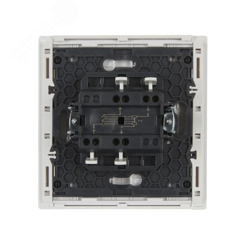 FORTE&PIANO Выключатель 1-клавишный перекрестный 10А FP212 белый IEK - фото 3