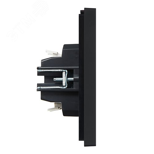 FORTE&PIANO Выключатель 1-клавишный перекрестный 10А FP112 черный IEK - фото 4