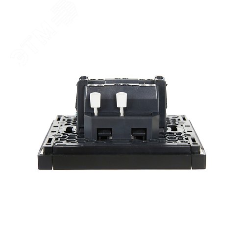 FORTE&PIANO Выключатель 1-клавишный перекрестный 10А FP112 черный IEK - фото 5