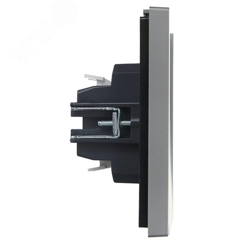 FORTE&PIANO Выключатель 1-клавишный перекрестный 10А FP512 сталь IEK - фото 4