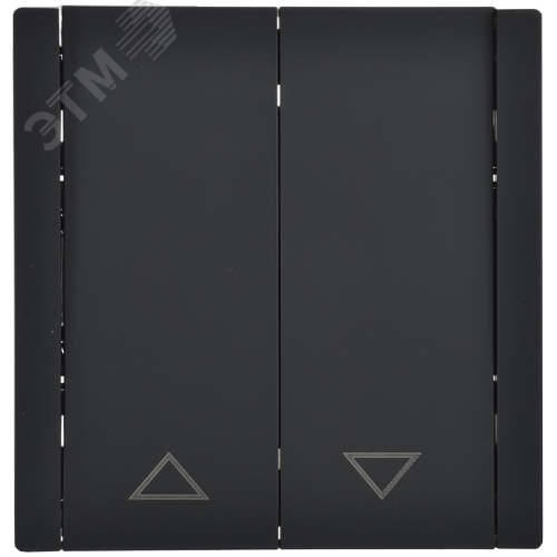 FORTE&PIANO Выключатель жалюзи 10А FP111 черный IEK - фото 2