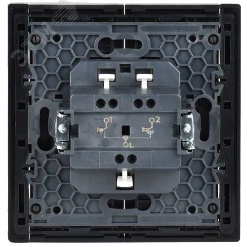 FORTE&PIANO Выключатель жалюзи 10А FP111 черный IEK - фото 6