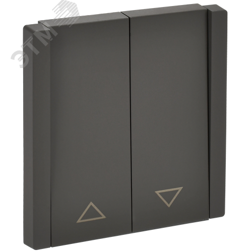 Изображение товара FORTE&PIANO Выключатель жалюзи 10А FP311 серый IEK (шт)