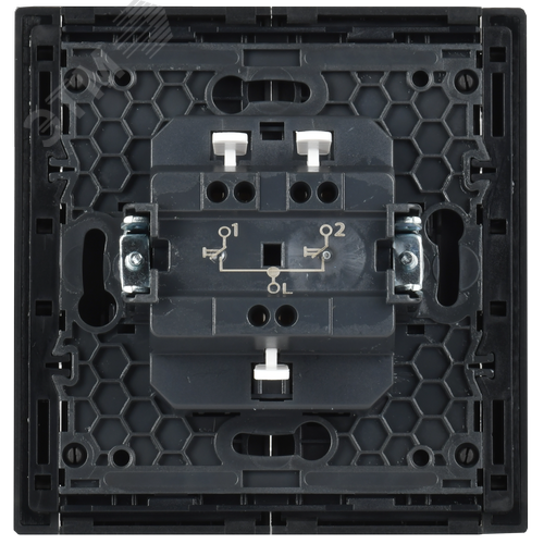 FORTE&PIANO Выключатель жалюзи 10А FP311 серый IEK - фото 6