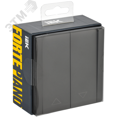 FORTE&PIANO Выключатель жалюзи 10А FP311 серый IEK - фото 7