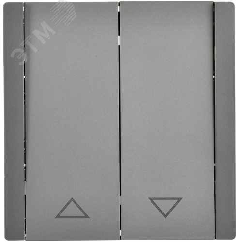 FORTE&PIANO Выключатель жалюзи 10А FP511 сталь IEK - фото 2