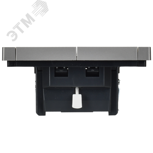 FORTE&PIANO Выключатель жалюзи 10А FP511 сталь IEK - фото 3