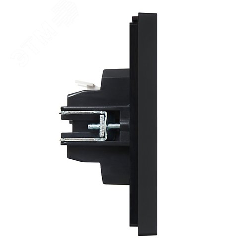 FORTE&PIANO Выключатель 2-клавишный 10А FP105 черный IEK - фото 4