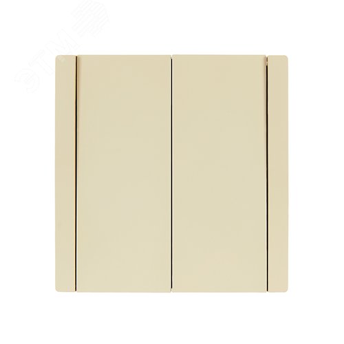 FORTE&PIANO Выключатель 2-клавишный 10А FP405 ваниль IEK - фото 2