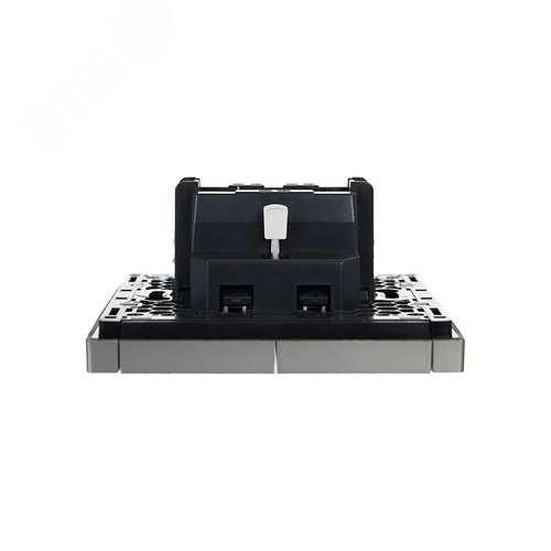 FORTE&PIANO Выключатель 2-клавишный 10А FP505 сталь IEK - фото 5