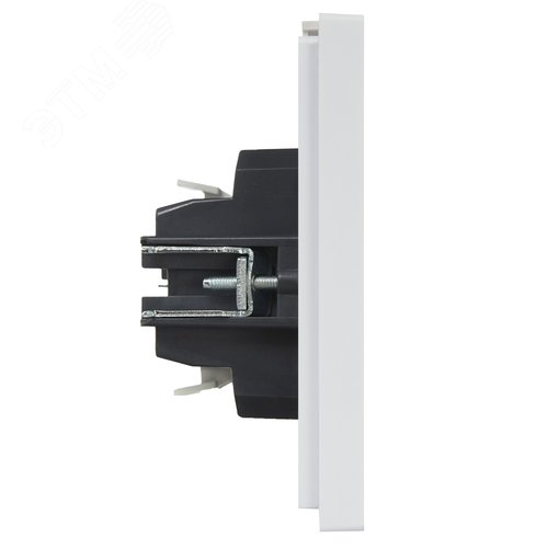 FORTE&PIANO Выключатель 2-клавишный с индикацией 10А FP206 белый IEK - фото 4