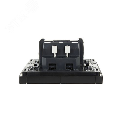 FORTE&PIANO Выключатель 2-клавишный с индикацией 10А FP106 черный IEK - фото 5