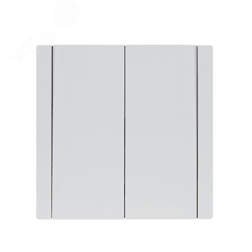 FORTE&PIANO Выключатель 2-клавишный проходной 10А FP207 белый IEK - фото 2