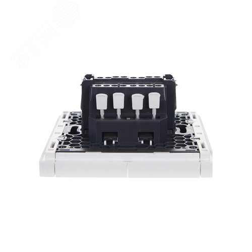 FORTE&PIANO Выключатель 2-клавишный проходной 10А FP207 белый IEK - фото 5