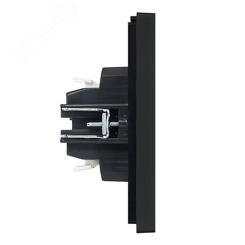 FORTE&PIANO Выключатель 2-клавишный проходной 10А FP107 черный IEK - фото 4