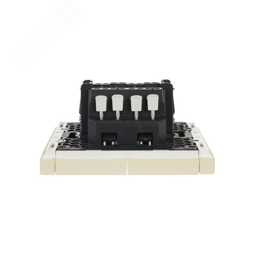 FORTE&PIANO Выключатель 2-клавишный проходной 10А FP407 ваниль IEK - фото 5