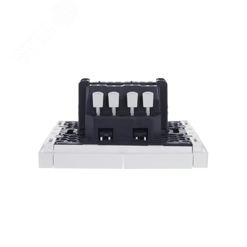 FORTE&PIANO Выключатель 2-клавишный проходной с индикацией 10А FP208 белый IEK - фото 5