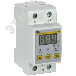 Изображение товара Реле напряжения РН-д 1-ф. 36 мм 32А (шт)