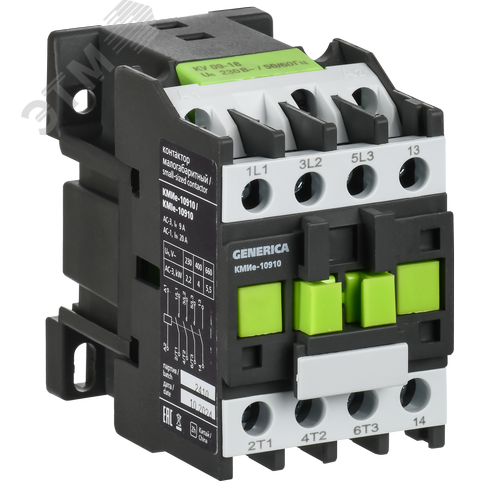 Изображение товара Контактор КМИе-10910 9А 24В/АС3 1NO GENERICA (шт)