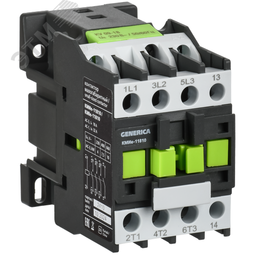 Изображение товара Контактор КМИе-11810 18А 36В/АС3 1NО GENERICA (шт)