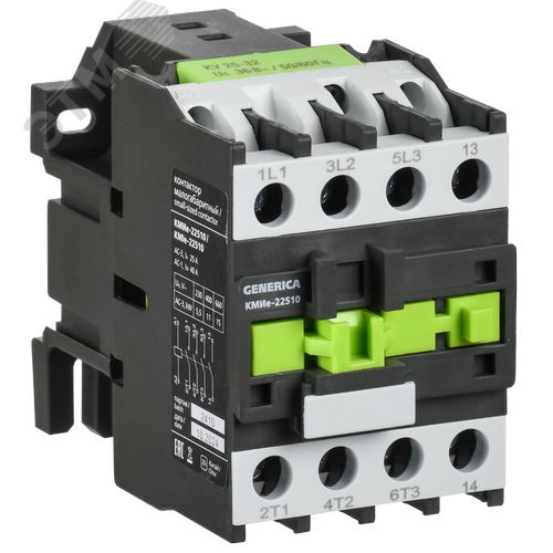 Изображение товара Контактор КМИе-22510 25А 110В/АС3 1NO GENERICA (шт)