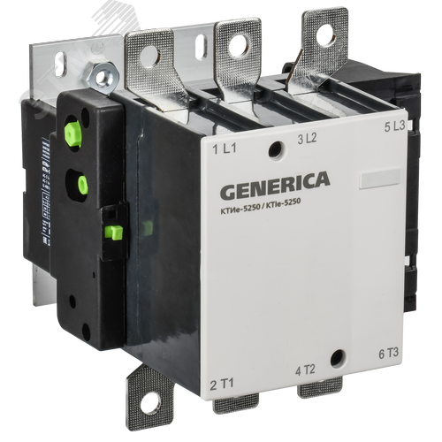 Изображение товара Контактор КТИе-5250 250А 230В/АС3 GENERICA (шт)