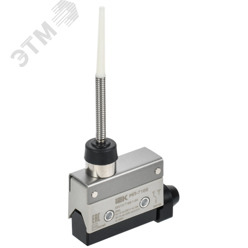 Микропереключатель концевой МП-7166 пружинный стержень с диэлектриком IP40 - фото 1