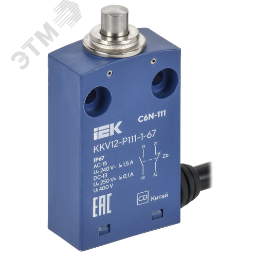 Выключатель концевой C6N-111 толкатель IP67 - фото 1