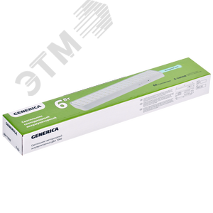 Светильник светодиодный аккумуляторный ДБА 1060 непостоянного действия 60LED 6ч 6 Вт GENERICA - фото 2