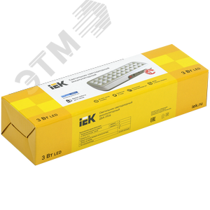 Светильник ДБА 3926 аккумулятор 3-5ч 3 Вт - фото 2