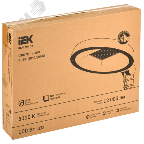 Светильник светодиодный консольный ДКУ Парк 2001-100Д 5000К IP65 - фото 2