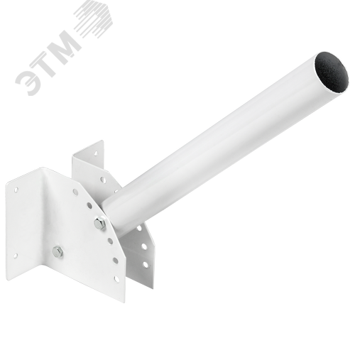 Изображение товара Кронштейн КР-4 D 48мм L 500мм настенный регулируемый угол белый (шт)