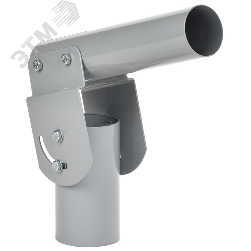 Кронштейн КР-3 D 48 L 230 на трубу регулируемый угол серый - фото 1